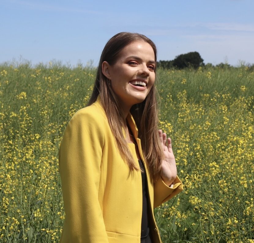 Billede af mig (Michelle Malte Rasmussen) på en sommerdag