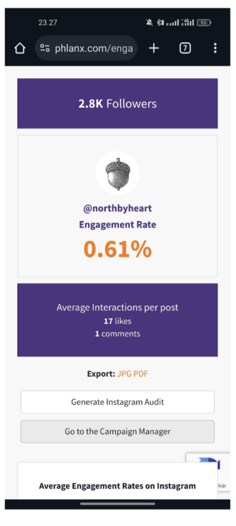 NbH engagement rate billede